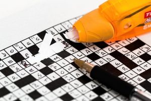 Crossword puzzle, mistakes, strategy, corrections, puzzle